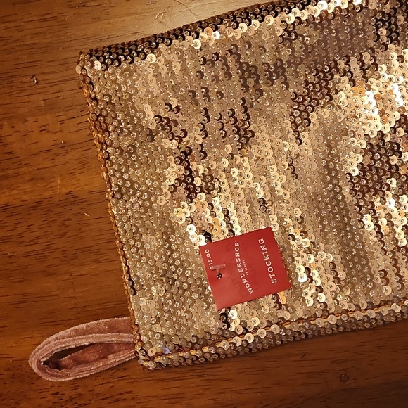 Wondershop Rose Gold Sequin Stockings - Picture 5 of 8